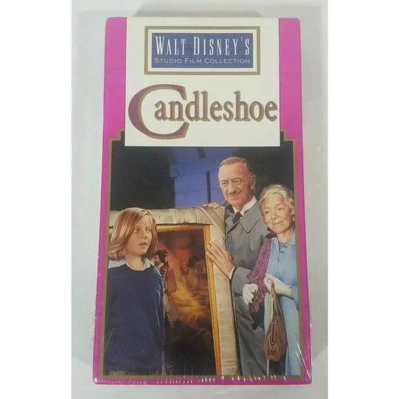 Walt Disney Film Collection Candleshoe VHS Video Movie Jodie Foster Helen Hayes - Picture 1 of 2